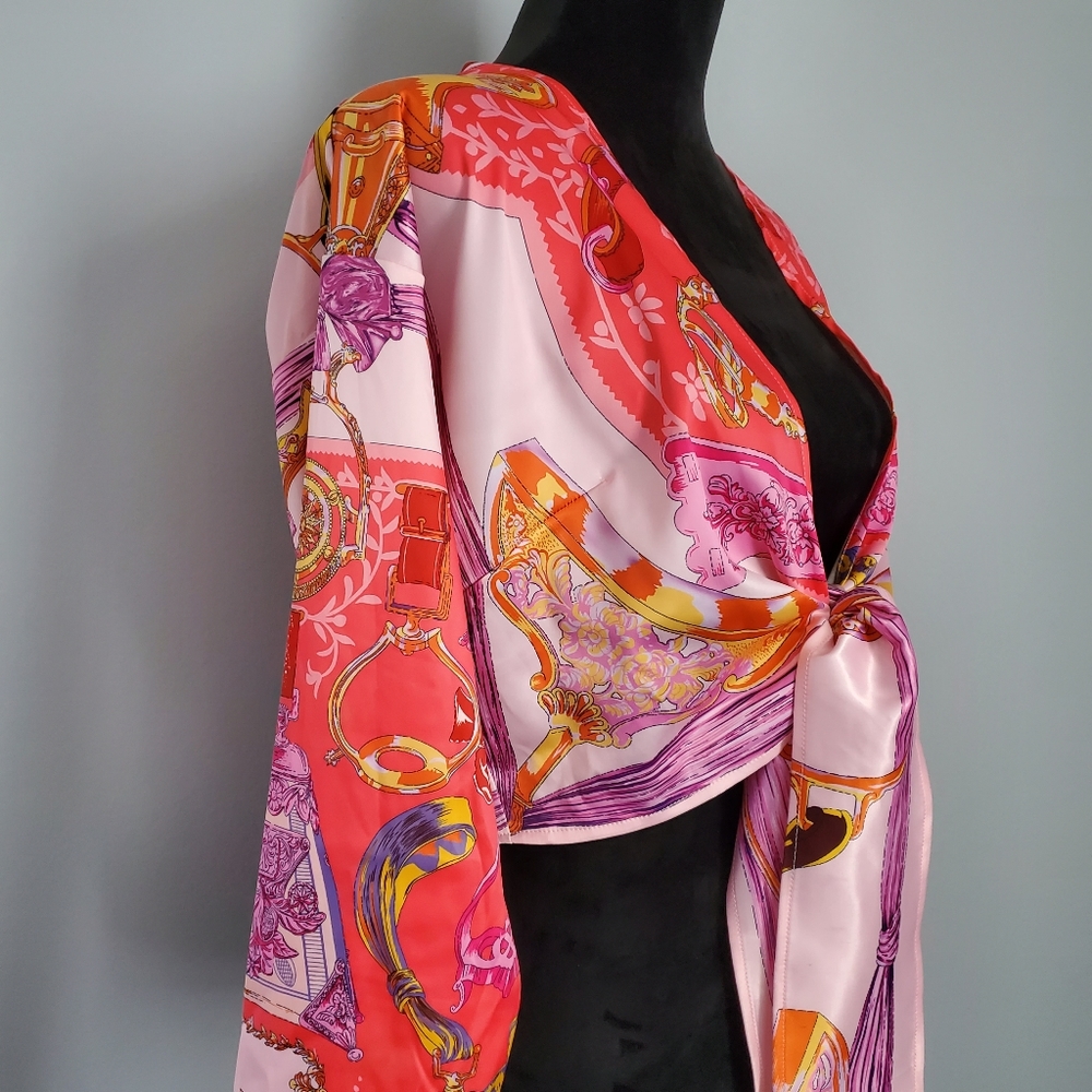 AKIRA Tie Front Crop Long Sleeve - Picture 4 of 6